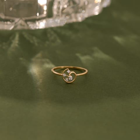 Starlight Fan Diamond Ring