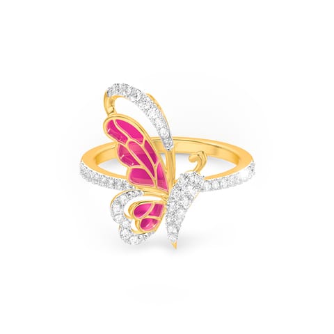 Rose Flutter Diamond Ring Rose Flutter Diamond Ring