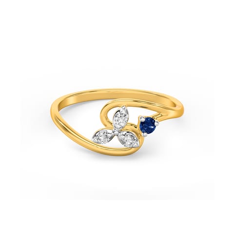 Velvet Petal Gemstone Ring