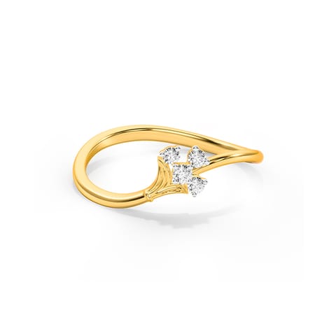 Tilted Blossom Diamond Ring Tilted Blossom Diamond Ring