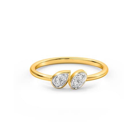 Twin Leaf Diamond Ring Twin Leaf Diamond Ring