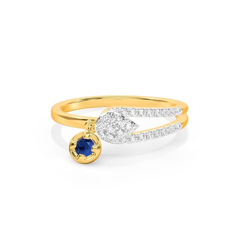 Azure Serpentine Gemstone Ring Azure Serpentine Gemstone Ring