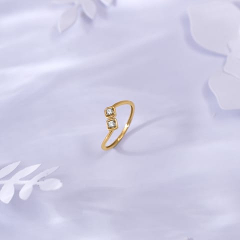 Qudra Wave Diamond Ring Qudra Wave Diamond Ring