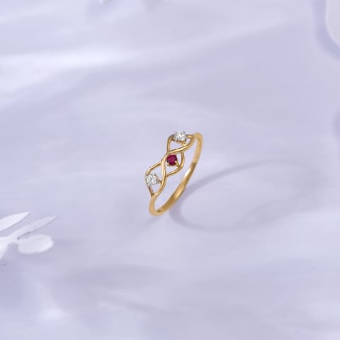 Infinity Ruby Gemstone Ring Infinity Ruby Gemstone Ring