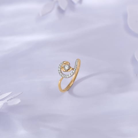 Fleur Swirl Diamond Ring Fleur Swirl Diamond Ring