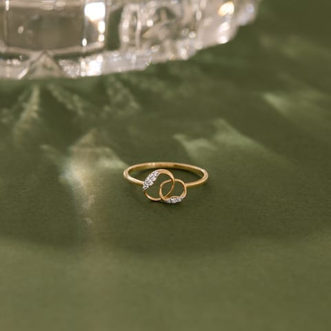 The Entwined Diamond Ring The Entwined Diamond Ring