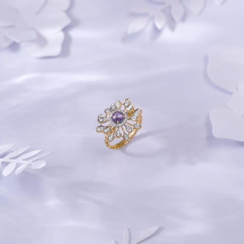 Blooming Violet Gemstone Ring Blooming Violet Gemstone Ring