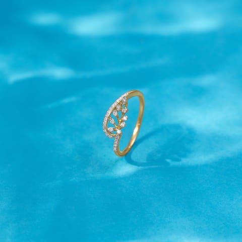 Enchanted Leaf Diamond Ring Enchanted Leaf Diamond Ring