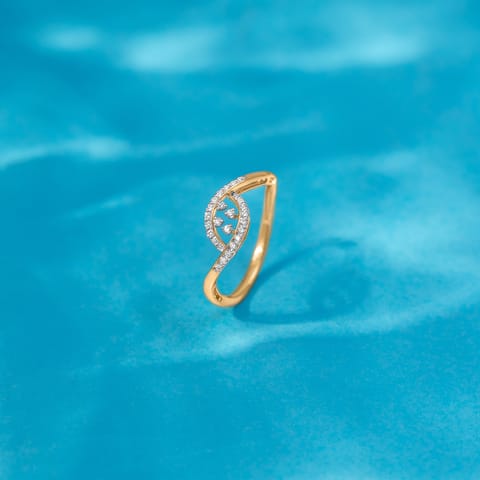 Marquise-Frame Diamond Ring