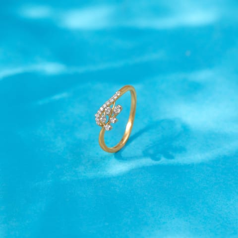 Cosmic Comet Diamond Ring