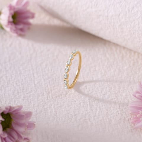 Radiant Stack Diamond Ring
