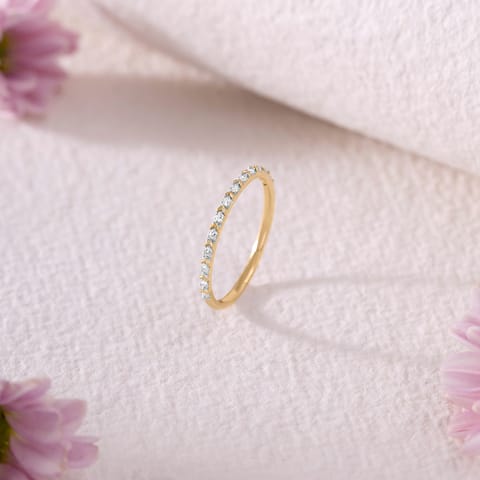 Sparkling Stack Diamond Ring