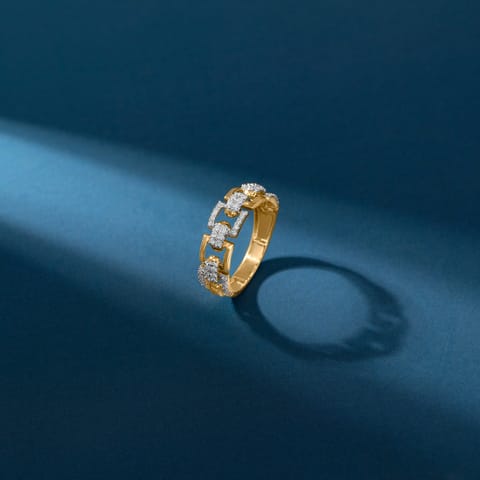 Grid Link Diamond Ring for Men Grid Link Diamond Ring for Men