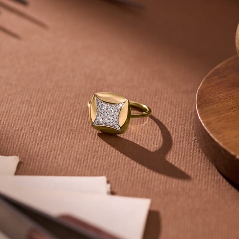 Cushion Pav�iamond Ring