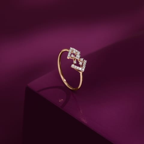 Asymmetric Spark Diamond Ring Asymmetric Spark Diamond Ring