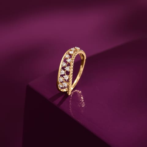 Starlight Wave Diamond Ring