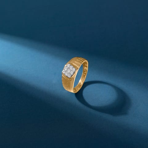 Solidified Square Diamond Ring for Men Solidified Square Diamond Ring for Men