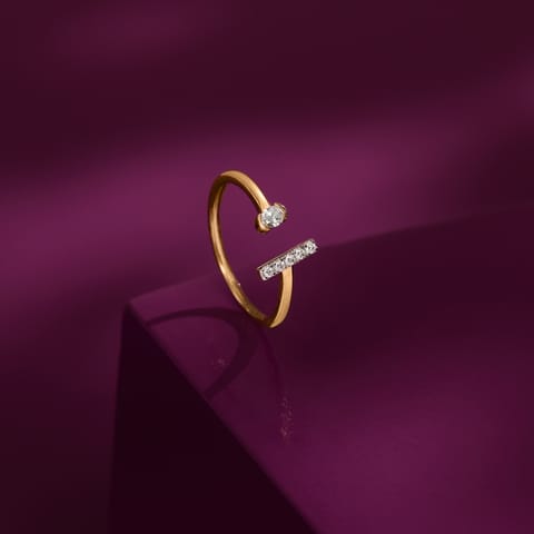 Off Axis Diamond Open Ring Off Axis Diamond Open Ring