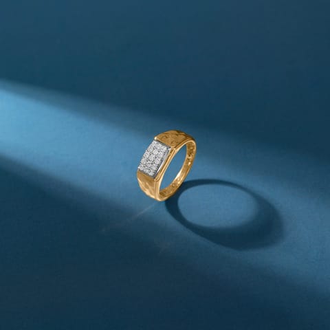 Saturated Diamond Ring for Men
