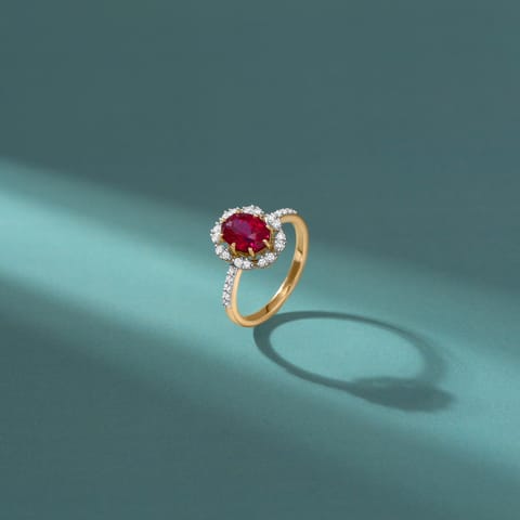 Crimson Glory Gemstone Ring
