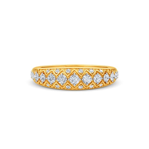 Crown Line Diamond Band Crown Line Diamond Band