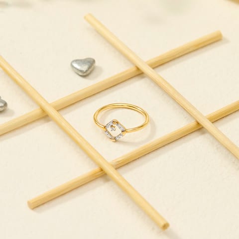 Square Shine Diamond Ring