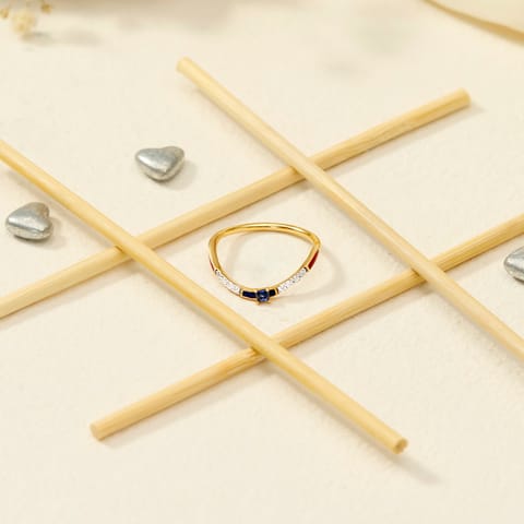 Craddle Spark Gemstone Ring