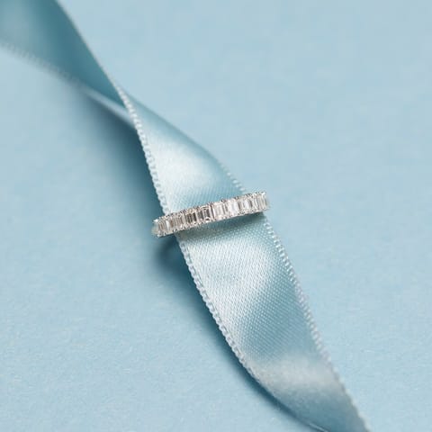 Glimmering Riviera Diamond Band