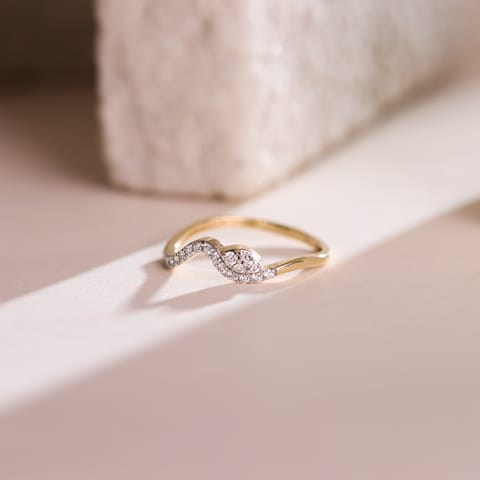 Petite Wave Diamond Ring Petite Wave Diamond Ring