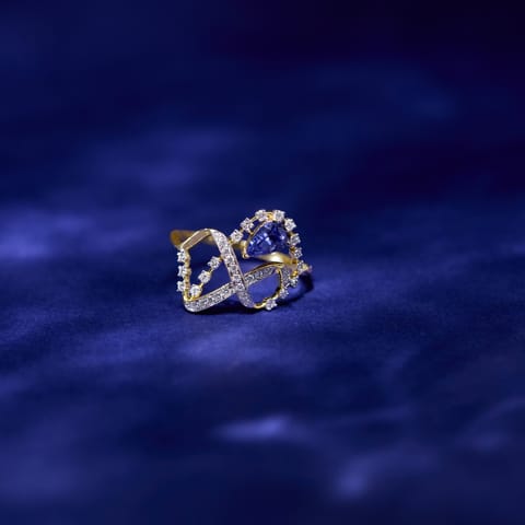 Meander Blue Gemstone Ring Meander Blue Gemstone Ring