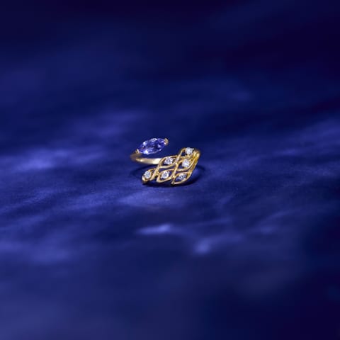 Kolam Blue Gemstone Ring