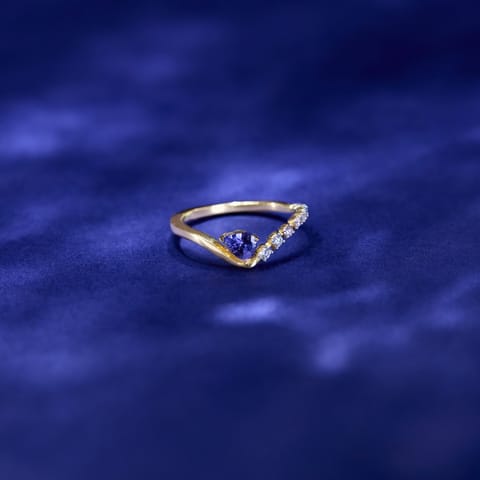 Stria Blue Gemstone Ring