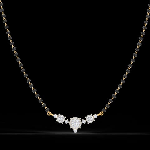 Vritika Miracle Plate Diamond Mangalsutra Vritika Miracle Plate Diamond Mangalsutra