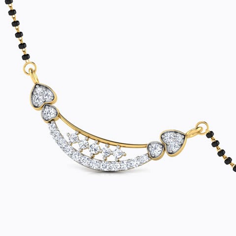 Meena Diamond Mangalsutra
