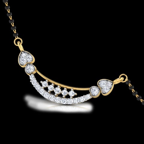 Meena Diamond Mangalsutra