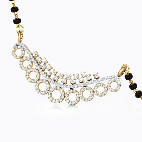 Tanaya Diamond Mangalsutra