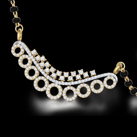 Tanaya Diamond Mangalsutra