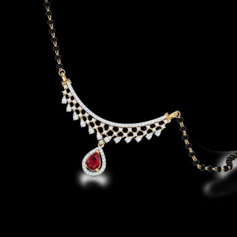 Kusuma Gemstone Mangalsutra