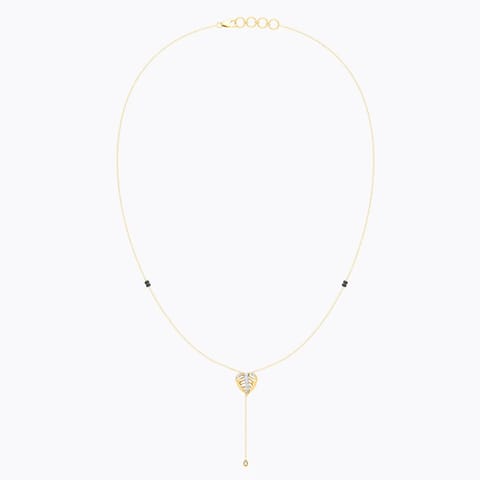 Eva Lariat Diamond Mangalsutra