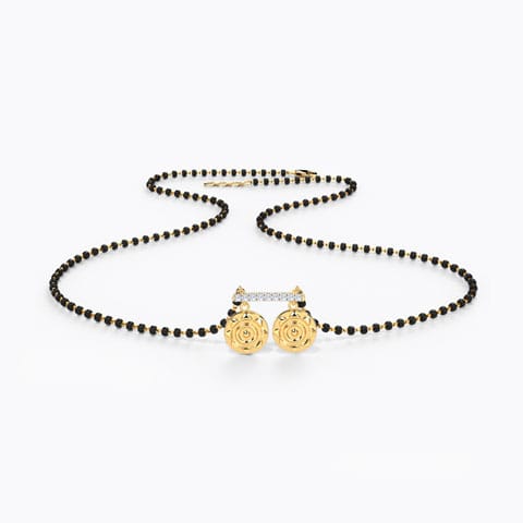 Urmi Coin Diamond Mangalsutra Urmi Coin Diamond Mangalsutra