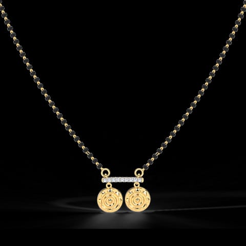 Urmi Coin Diamond Mangalsutra Urmi Coin Diamond Mangalsutra