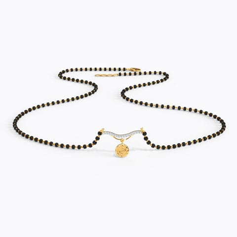Anvesha Coin Diamond Mangalsutra