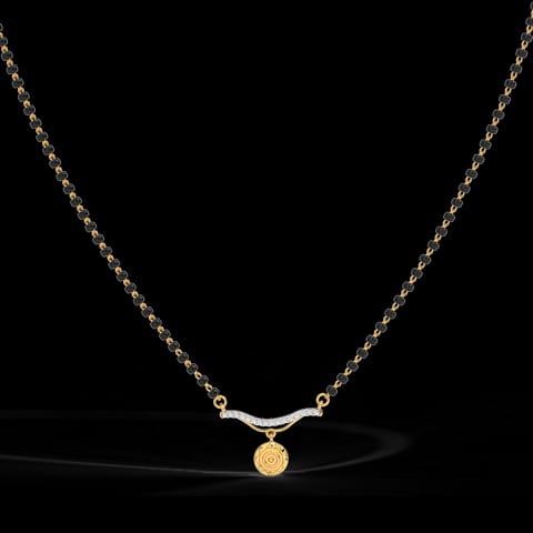 Anvesha Coin Diamond Mangalsutra