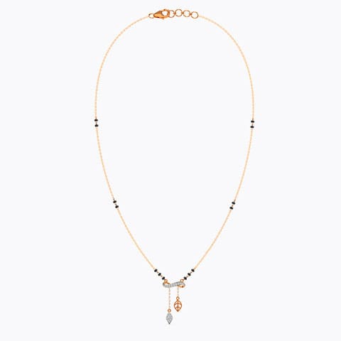 Nubia Infinity Lariat Diamond Mangalsutra Nubia Infinity Lariat Diamond Mangalsutra