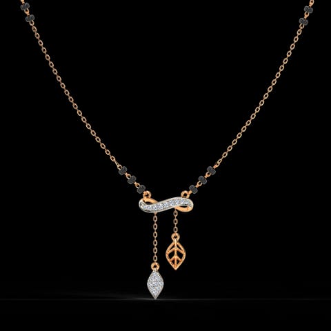 Nubia Infinity Lariat Diamond Mangalsutra Nubia Infinity Lariat Diamond Mangalsutra