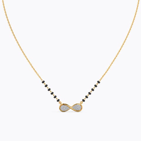 Heba Infinity Diamond Mangalsutra