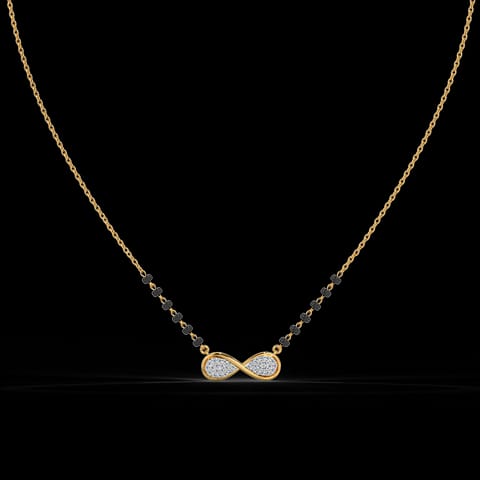 Heba Infinity Diamond Mangalsutra Heba Infinity Diamond Mangalsutra