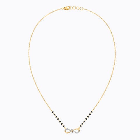 Milda Infinity Diamond Mangalsutra