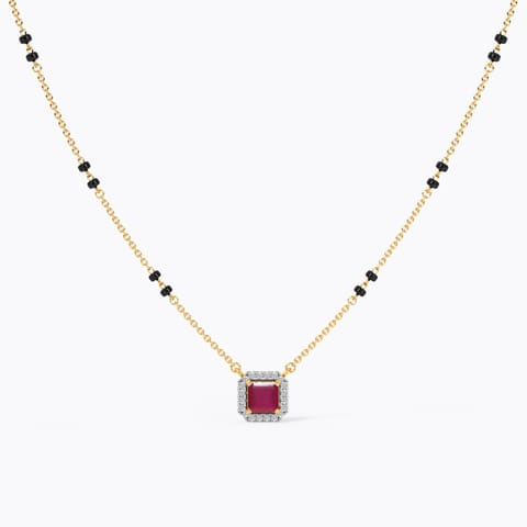 Irya Diamond Gemstone Mangalsutra Irya Diamond Gemstone Mangalsutra