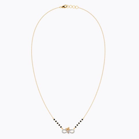 Cara Infinity Diamond Mangalsutra Cara Infinity Diamond Mangalsutra